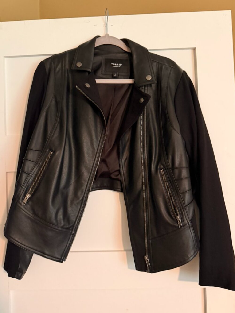 TORRID Cropped Moto Jacket